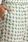 White Lotus Printed Pure Cotton Gathered Kurta and Pants Co-ord Set