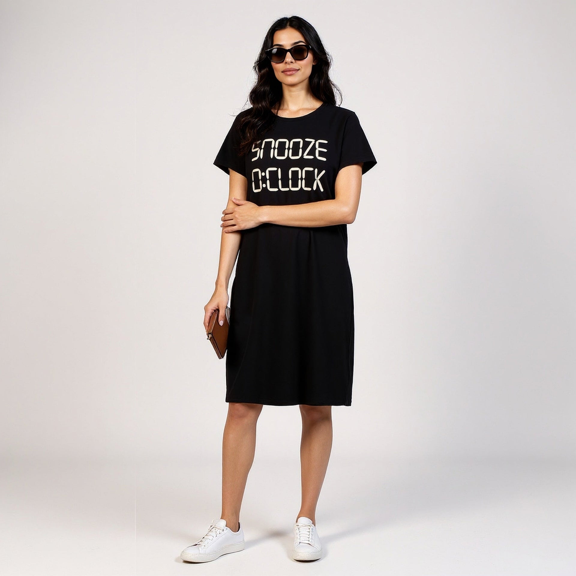 Chest Printed Short Nighty