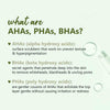 10% AHA + 5% PHA + 0.5% BHA Exfoliating Peel with Green Tea | Triple Exfoliation with Glycolic Acid, Salicylic Acid | Beginner Friendly Peel
