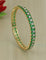 Designer Zirconia Emerald Bangle