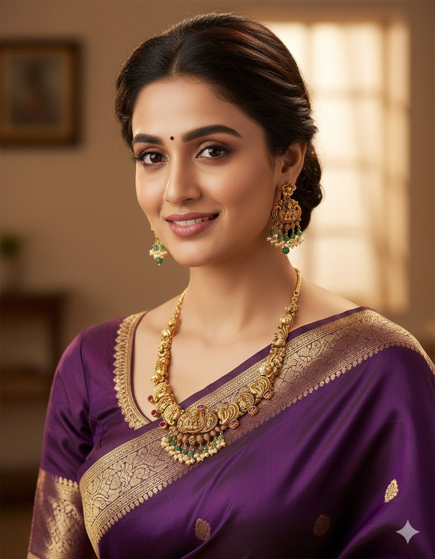 Designer Lakshmi Devi Necklace Set