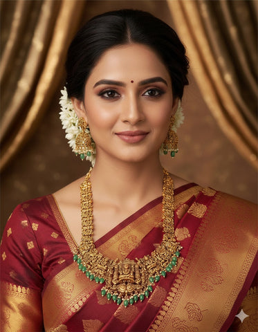 Designer Lakshmi Devi Grand Wedding Haaram Set