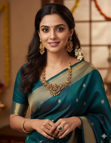 Designer Lakshmi Devi Necklace Set