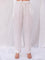 Summer White Slub Trousers