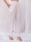 Summer White Slub Trousers