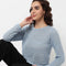 Cotton Full Sleeve Flatknit Top
