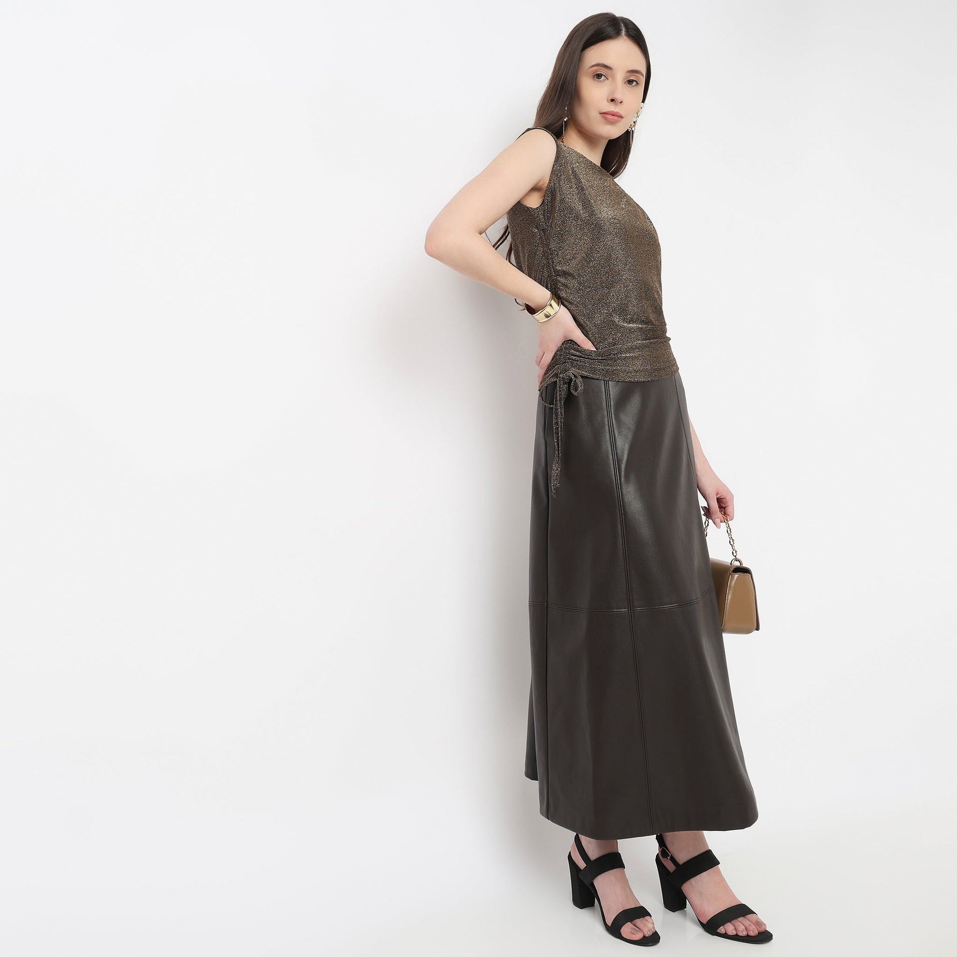 Embellished Boat Neck Top