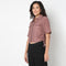Betty Side Ruching Crop Shirt