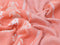 Pure linen saree peach orange with patola prints and silver zari woven piping border