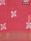 Semi gadwal saree maroon with allover batik buttas prints and zari woven border