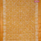 Semi gadwal saree mustard shade with allover butta prints and zari woven border