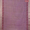 Semi gadwal saree pastel purple with allover floral butta prints and zari woven border