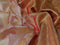 Pure kanjivaram tissue silk saree cream and pink with allover floral zari woven buttas and long rich zari woven border