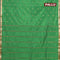 Arani semi silk saree green with zari woven buttas and small zari woven border