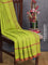 Bengal soft cotton saree light green and maroon with thread woven buttas and thread woven border