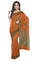Coimbatore Cotton Butta Saree - Orange