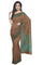 Coimbatore Cotton Emboss Saree - Brown
