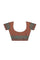 Coimbatore Cotton Emboss Saree - Brown