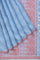 Coimbatore Cotton Emboss Saree - Light Blue