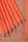 Coimbatore Cotton Emboss Saree - Orange