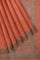 Coimbatore Cotton Emboss Saree - Orange