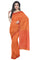 Coimbatore Cotton Emboss Saree - Orange