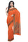 Coimbatore Cotton Emboss Saree - Orange