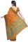 Coimbatore Cotton Emboss Saree - Orange