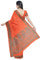 Coimbatore Cotton Emboss Saree - Orange