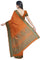 Coimbatore Cotton Emboss Saree - Orange