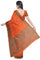 Coimbatore Cotton Emboss Saree - Orange