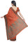 Coimbatore Cotton Emboss Saree - Orange