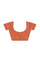 Coimbatore Cotton Emboss Saree - Orange