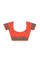 Coimbatore Emboss Cotton Saree - Orange