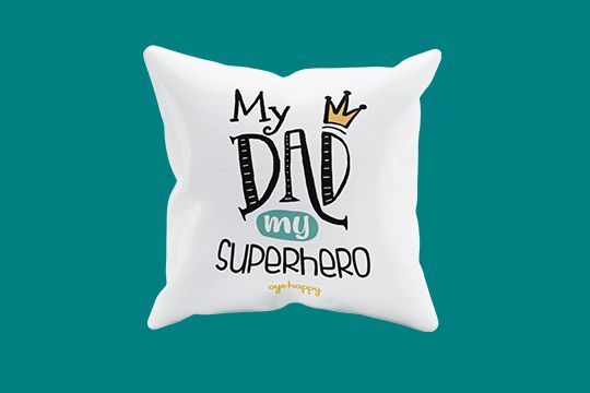 Superhero Dad Cushion