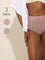 Wunderlove Light Taupe Printed Cotton-Blend Full Briefs - Pack of 3