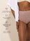Wunderlove Light Taupe Printed Cotton-Blend Full Briefs - Pack of 3