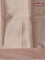 Kota tissue saree peach with zari woven buttas in borderless style