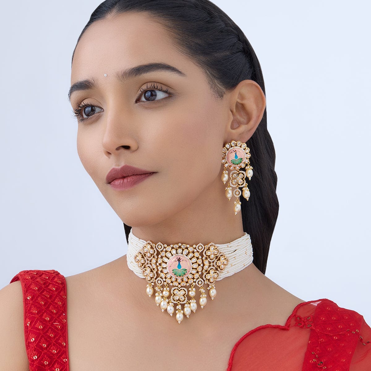 Kundan Necklace 165874