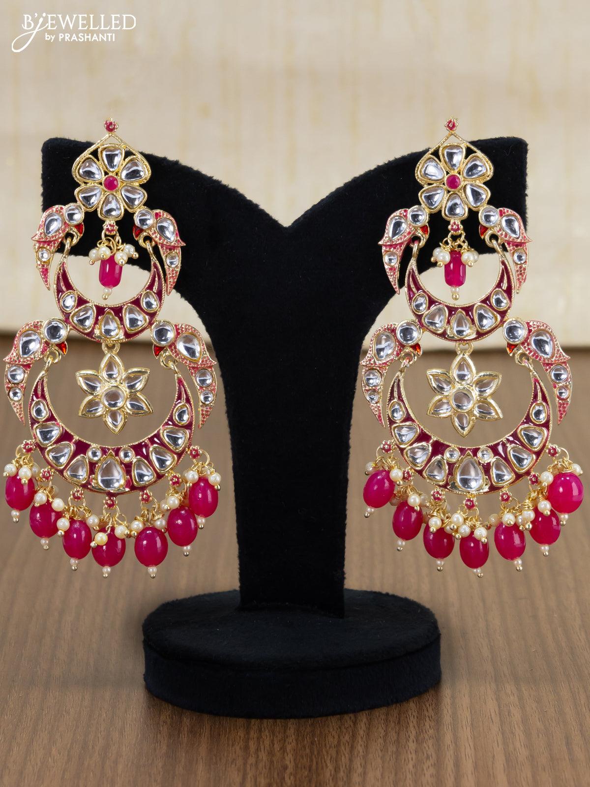 Light Weight Earrings - South Indian Temple Jewellery | Arjunazz