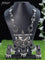 Oxidised haaram with kemp stone and lakshmi pendant