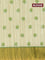 Semi matka saree pista green with floral butta prints and zari woven border