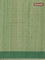 Semi matka silk saree pista green and green with allover floral butta prints and small zari woven border