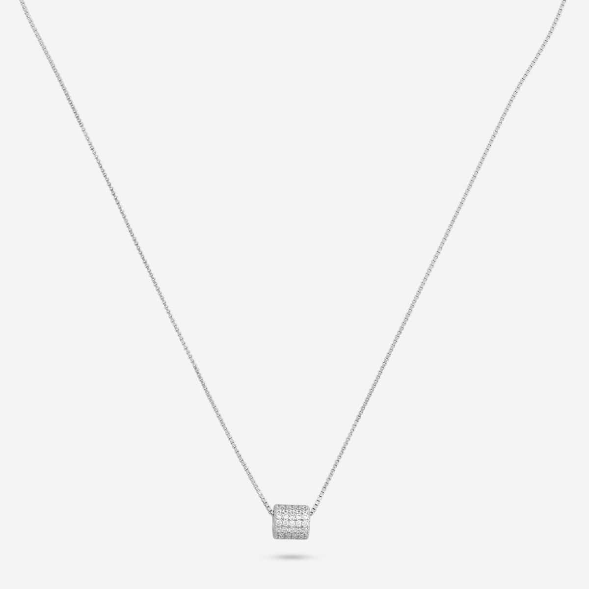 92.5 Silver Pendant With Chain 194350