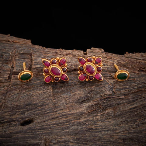 Silver Temple Earring 153779