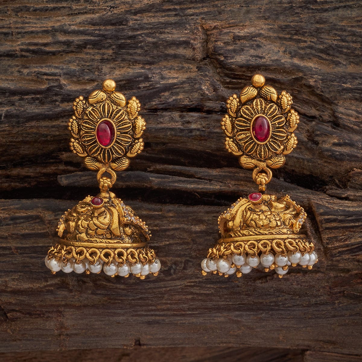 Silver Temple Earring 165904