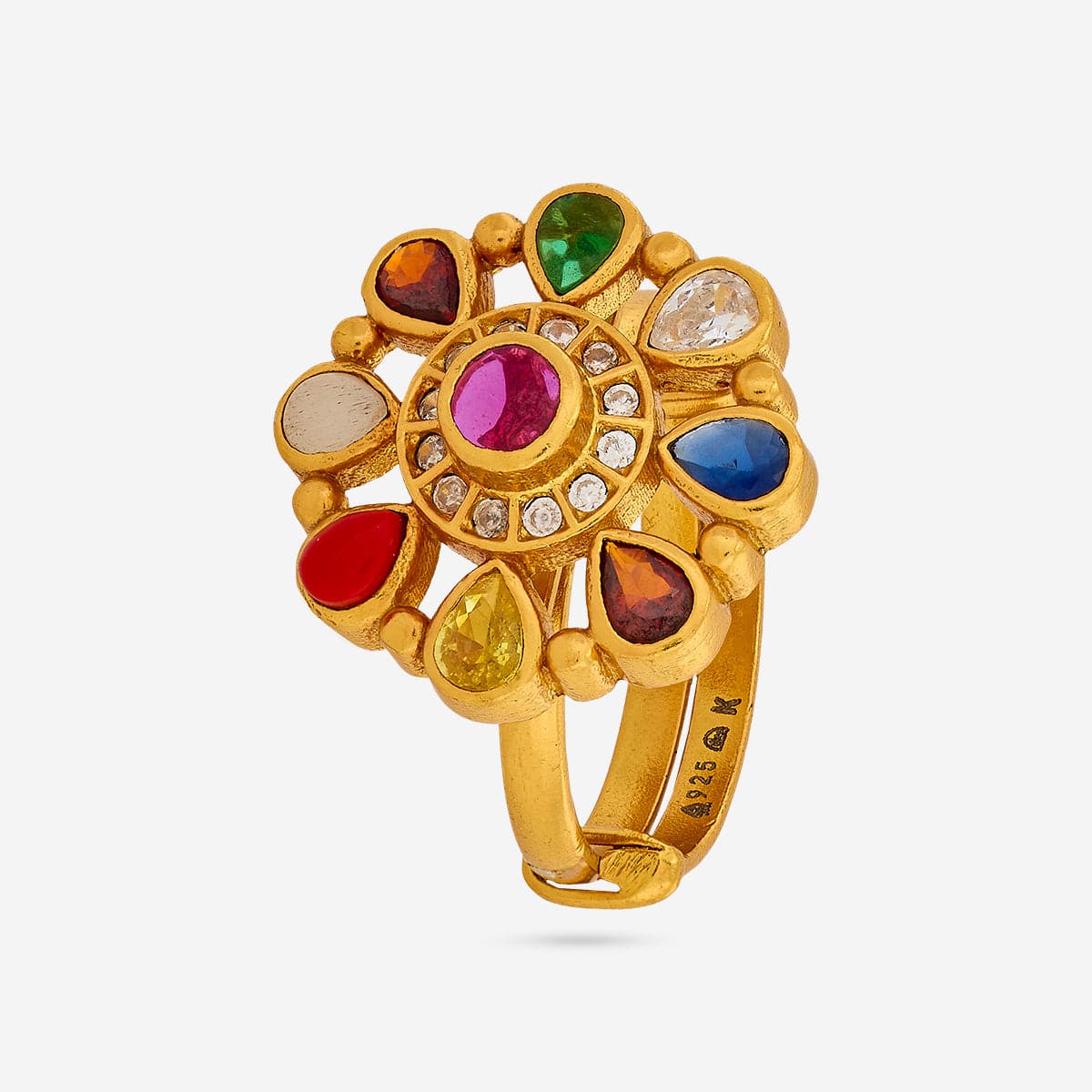 Silver Temple Finger Ring 190560