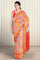 MULTI and PINK DIGITAL PRINT CHIFFON Saree with FANCY