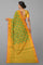 MEHANDI GREEN and GOLD BUTTIS SILK Saree with BANARASI FANCY