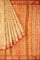 MULTI and RUST SHIBORI PRINT LINEN Saree with FANCY